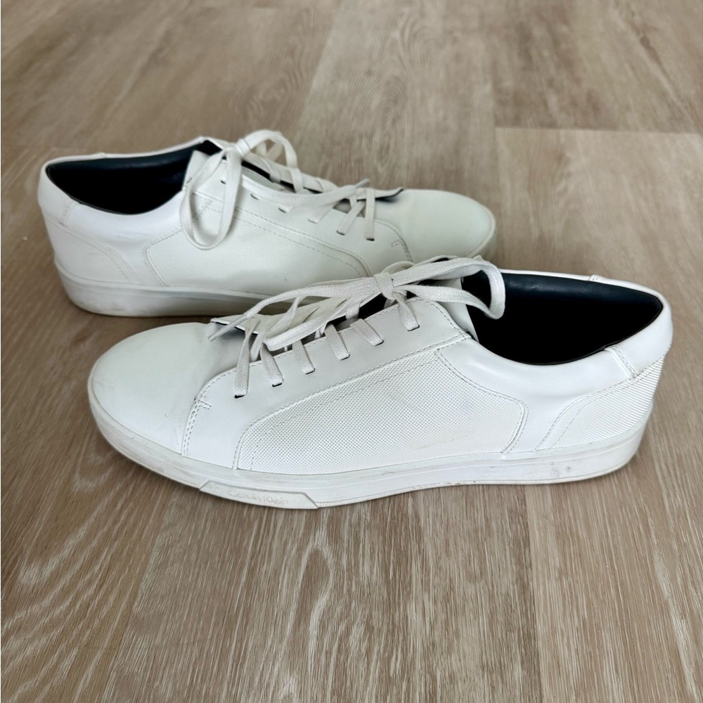 Calvin Klein Men’s White Sneakers
